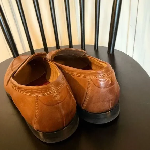 Ted Baker Addlerc debossed leather saddle loafers size 9 - Picture 9 of 12